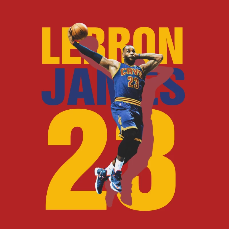 LeBron James Basketball Player Graphic Male T-Shirt