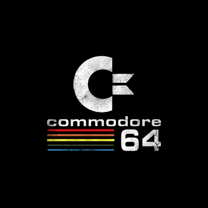 Commodore Retro Logo Pin
