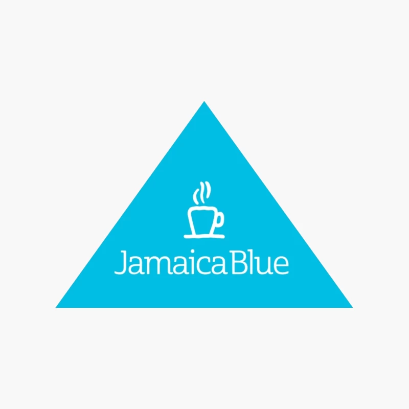 Jamaica Blue Coffee Brand Triangle Logo Cotton Tote Bag