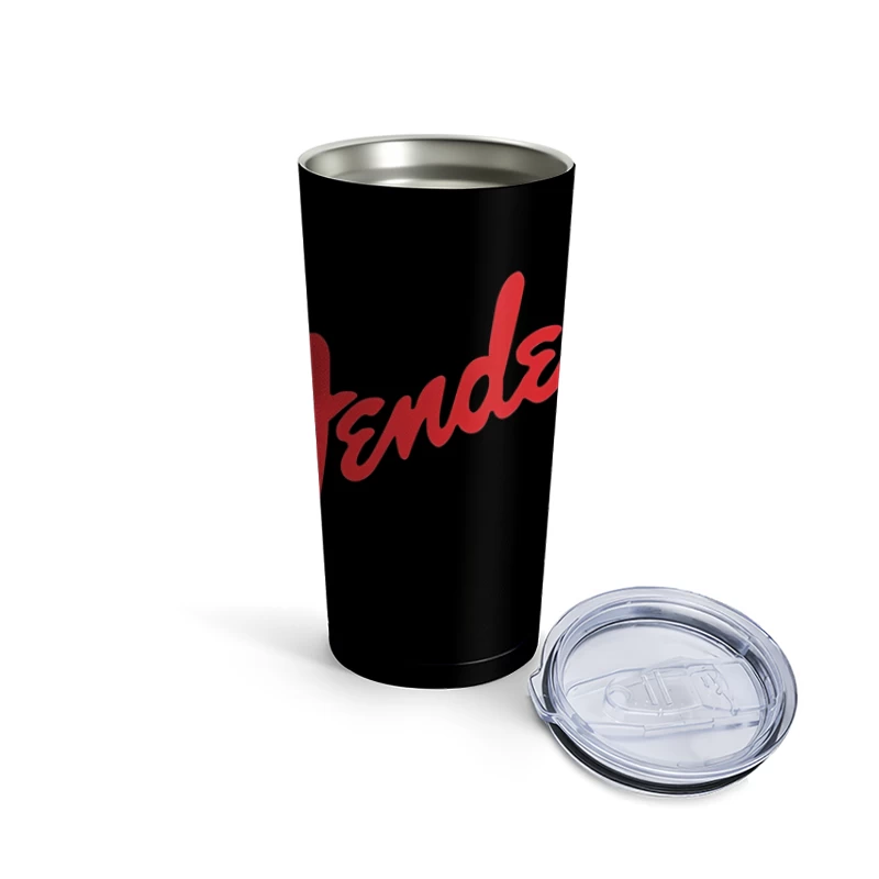 Fender Musical Instruments Corporation Red Logo Travel Mug