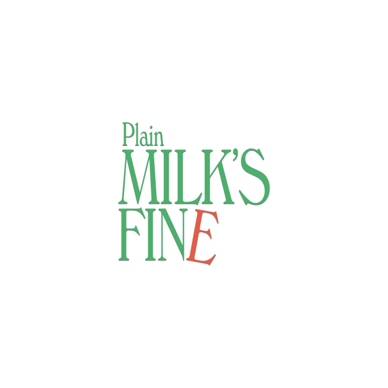 Plain Milk's Fine Typography Design Travel Mug