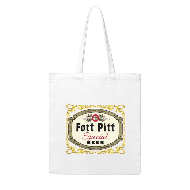 Fort Pitt Beer 3 Cotton Tote Bag