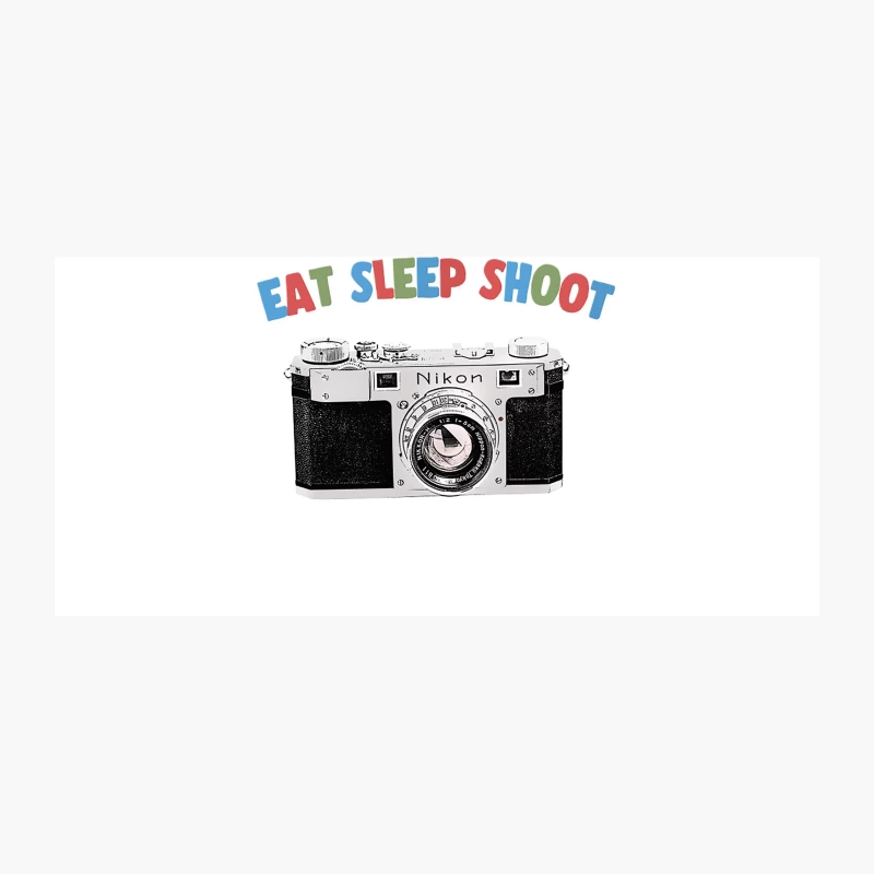 Eat Sleep Shoot  Camera Geek Gift Design Coffee Mug