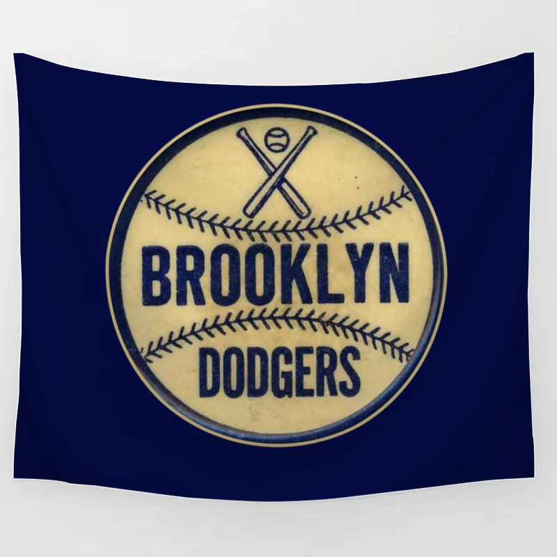 VINTAGE BROOKLYN DODGERS Tapestry