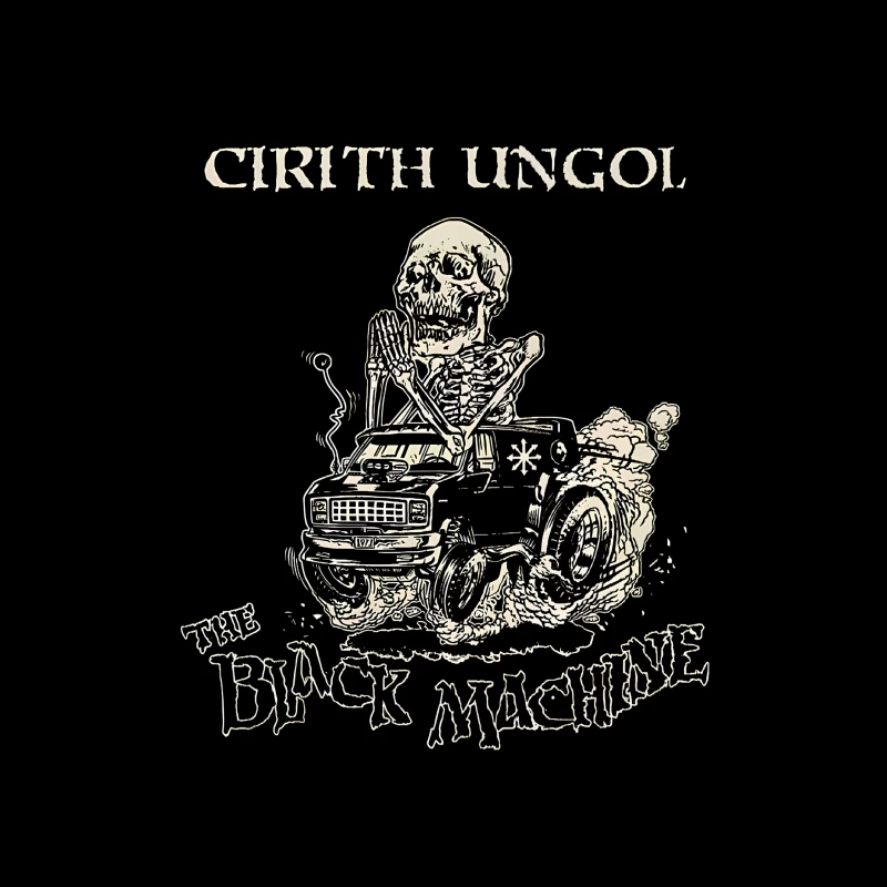 Cirith Ungol The Black Machine Throw Pillow