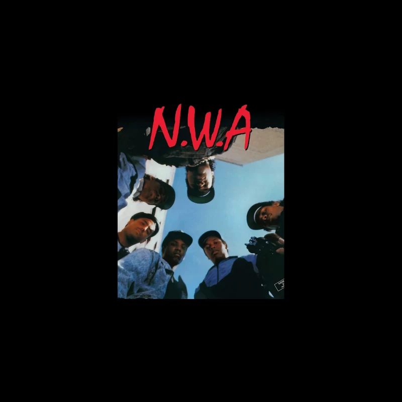 N.W.A Group Circle Low-Angle Photo Against Blue Sky Desk Mat