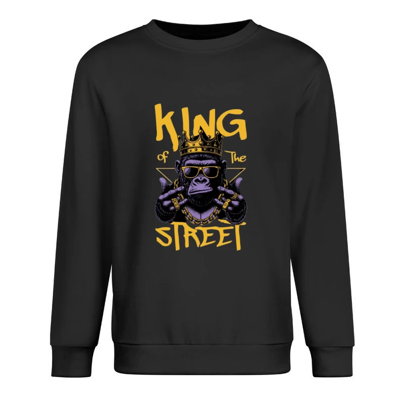 Roi de la Rue Singe Homme Sweat-shirt à enfiler