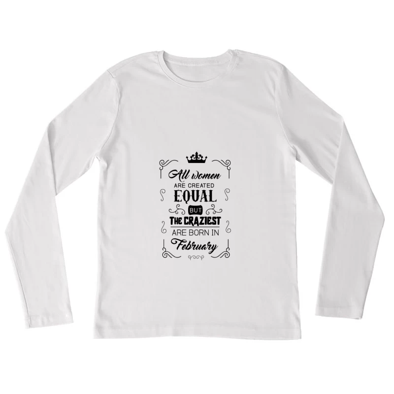 Symbole de bouclier avec logo Femme Manches Longues T-Shirt
