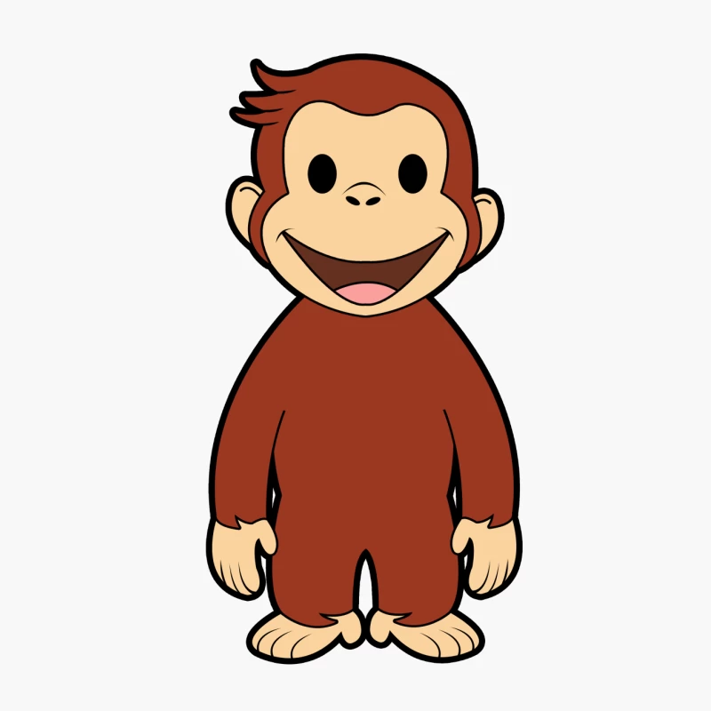 Curious George: Beloved Cartoon Monkey Character Cotton Tote Bag