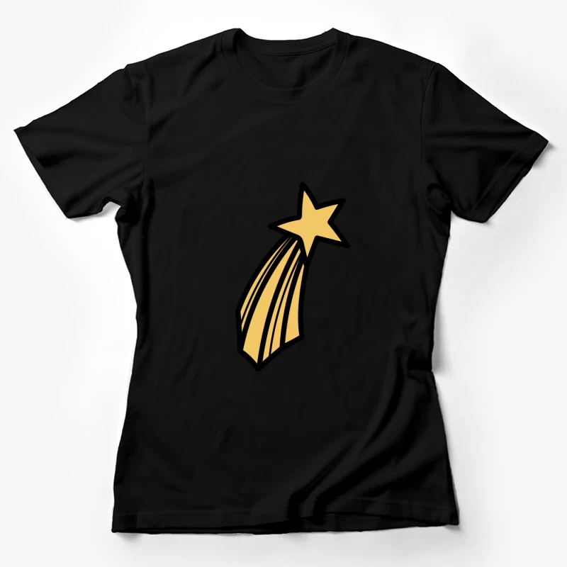 Étoile Filante Dorée Femme T-Shirt