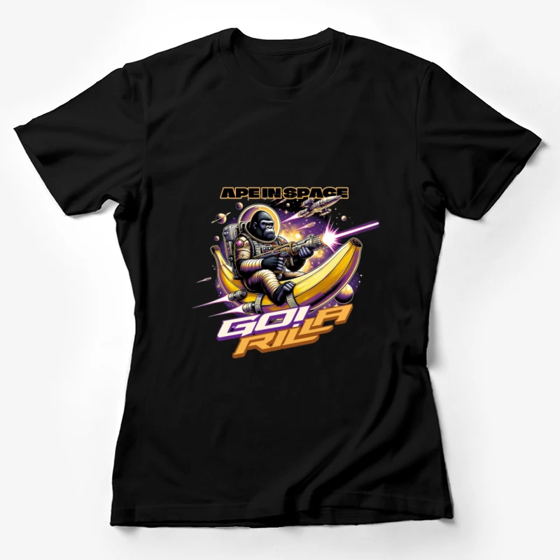 Affen im Weltraum Damen T-Shirt