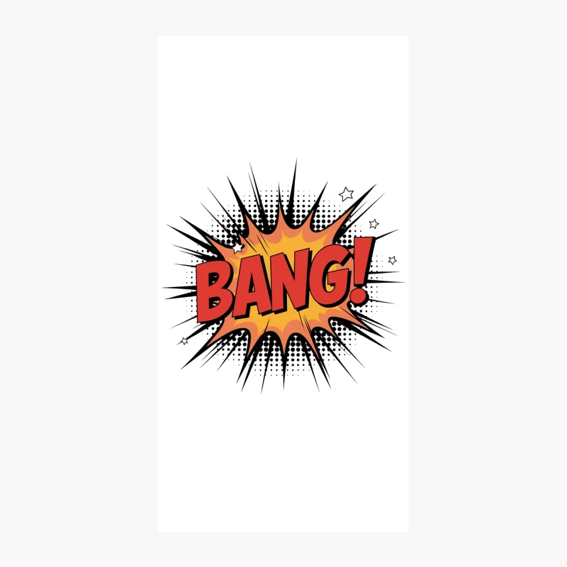 Explosive Comic Pop Art Text: BANG! iPhone Case