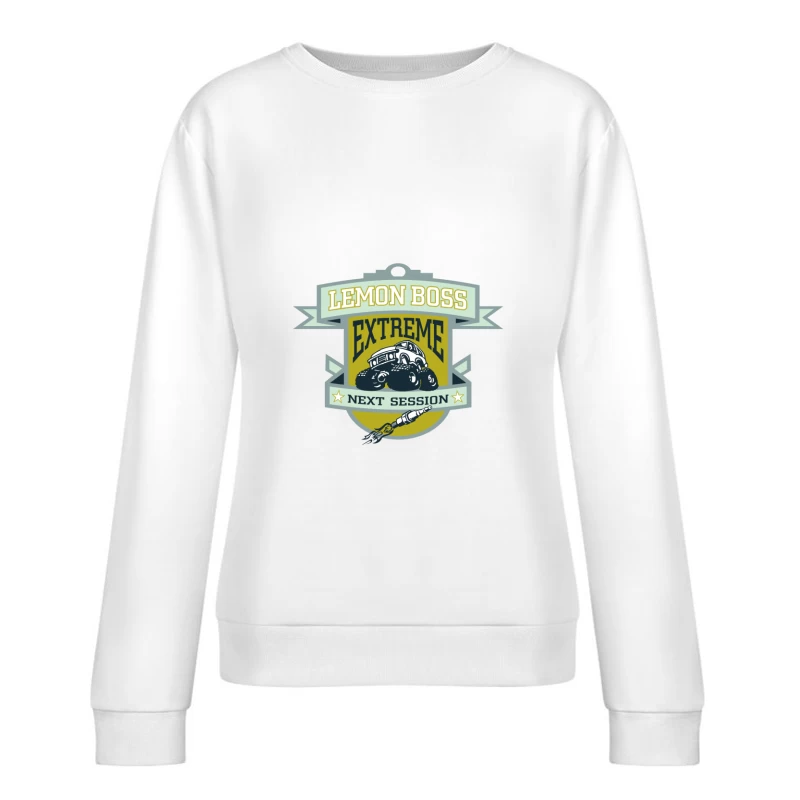 Session Extrême Lemon Boss Femme Sweat-shirt à enfiler