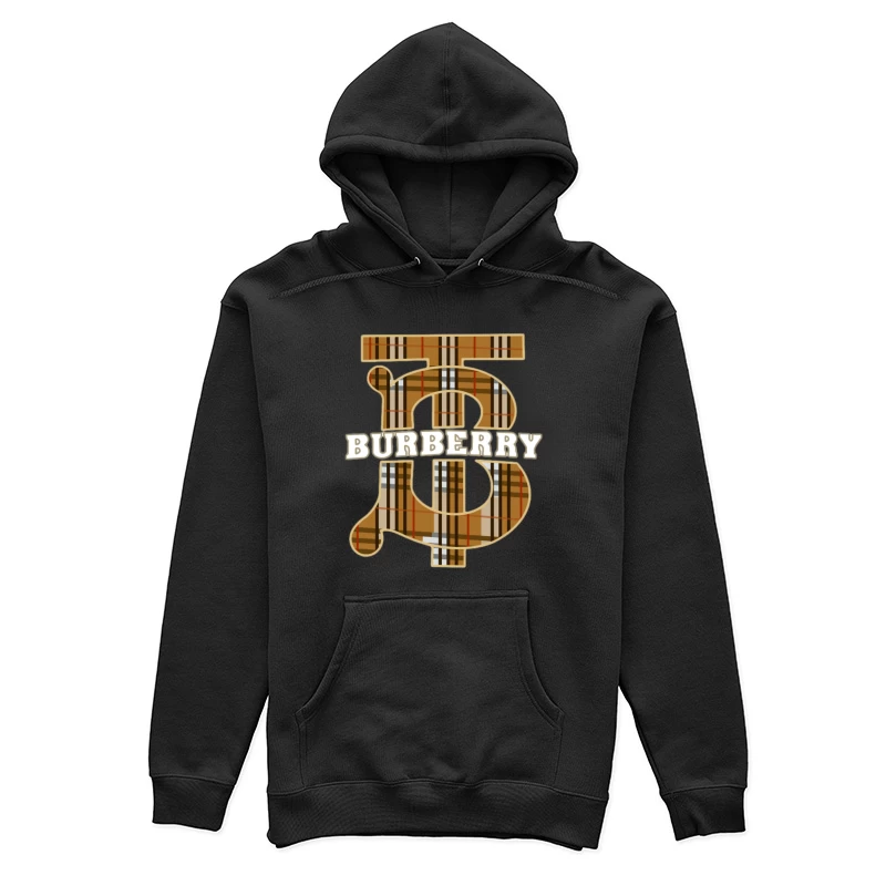 Burberry Logo mit Karomuster Damen Pullover Hoodie