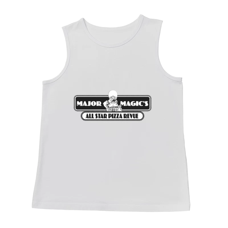Major Magic's All Star Pizza logo Male Tank Top