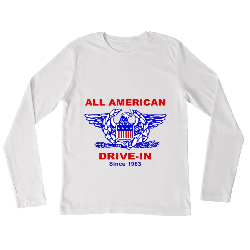 All american burger Drive In Female Long Sleeve T-Shirt