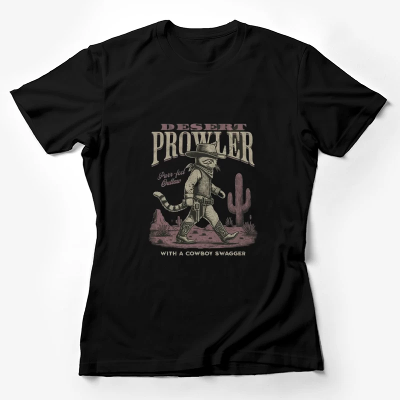 Vagabond du désert avec allure de cowboy Femme T-Shirt