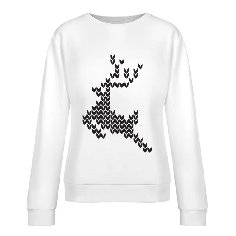 Design géométrique en chevrons Femme Sweat-shirt à enfiler