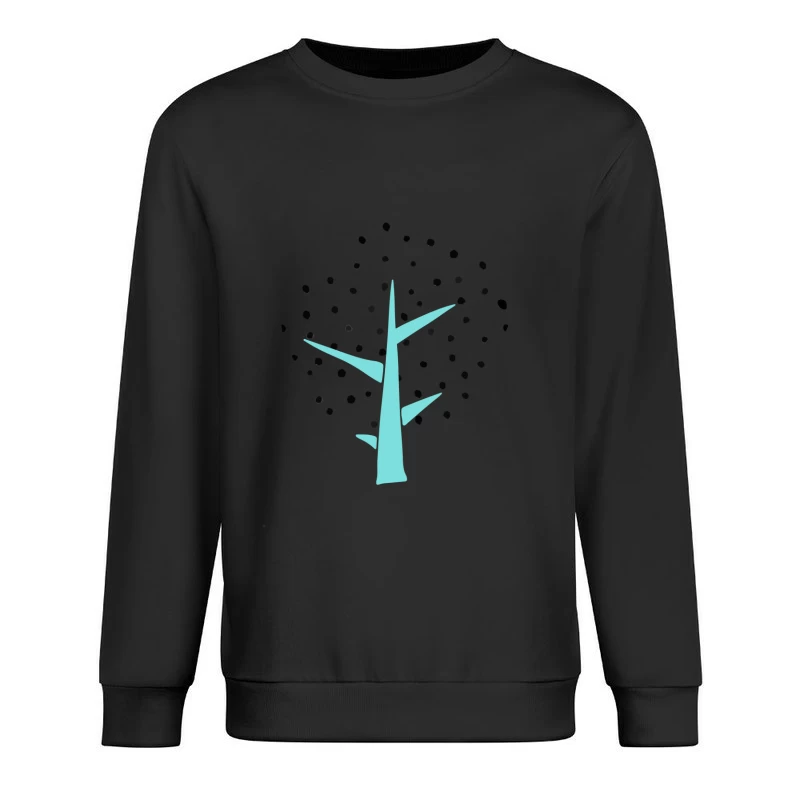 Arbre abstrait avec points Homme Sweat-shirt à enfiler