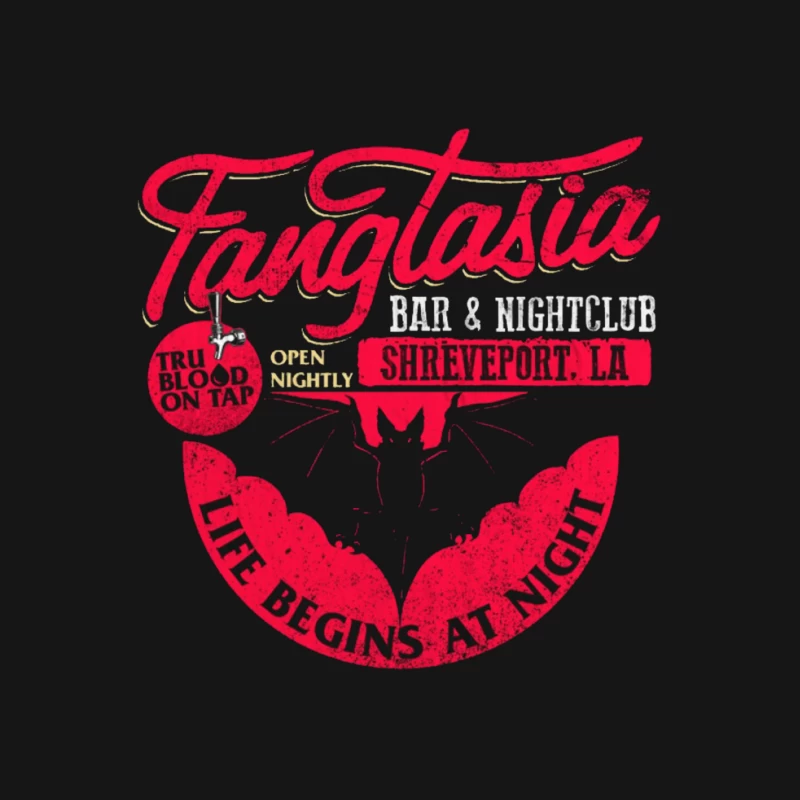 Fangtasia Nightclub Vintage Male T-Shirt