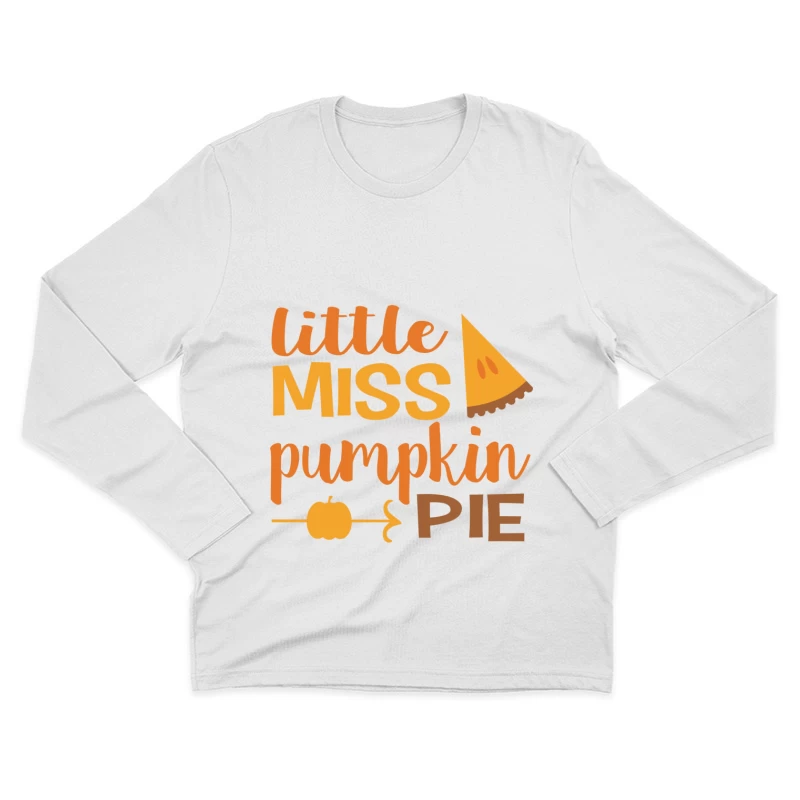 Design de 'Little Miss Pumpkin Pie' Homme Manches Longues T-Shirt