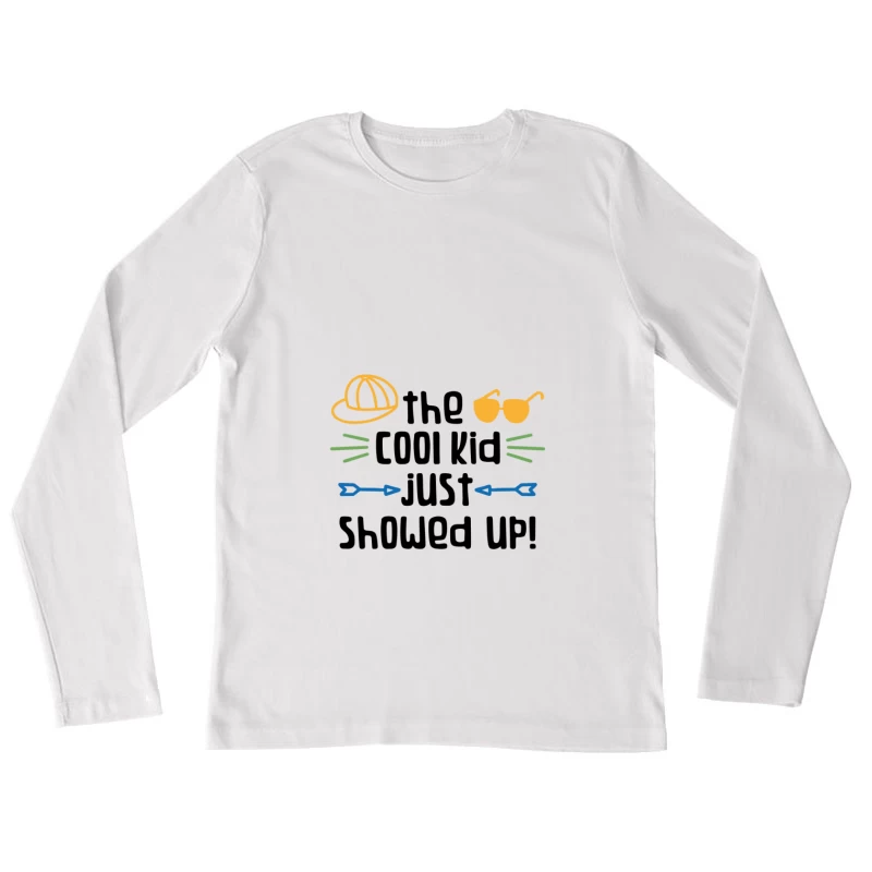 Casquettes et lunettes amusantes Femme Manches Longues T-Shirt