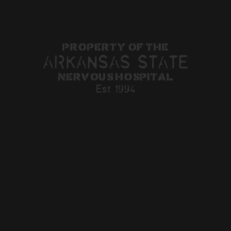 Arkansas State Nervous Hospital Property Label Female Long Sleeve T-Shirt