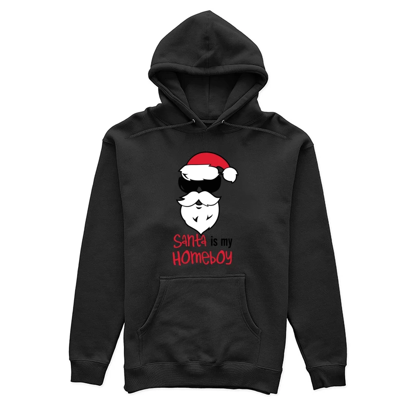 Design amusant de Santa avec lunettes de soleil Femme Sweat à capuche