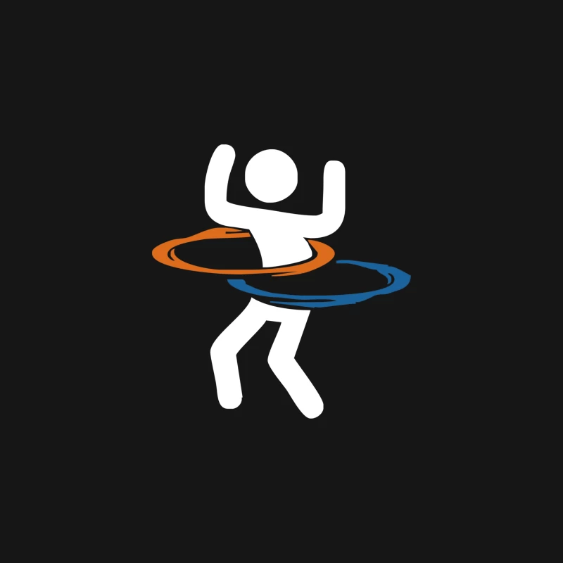 Portal Hula Hooping With Portals Desk Mat