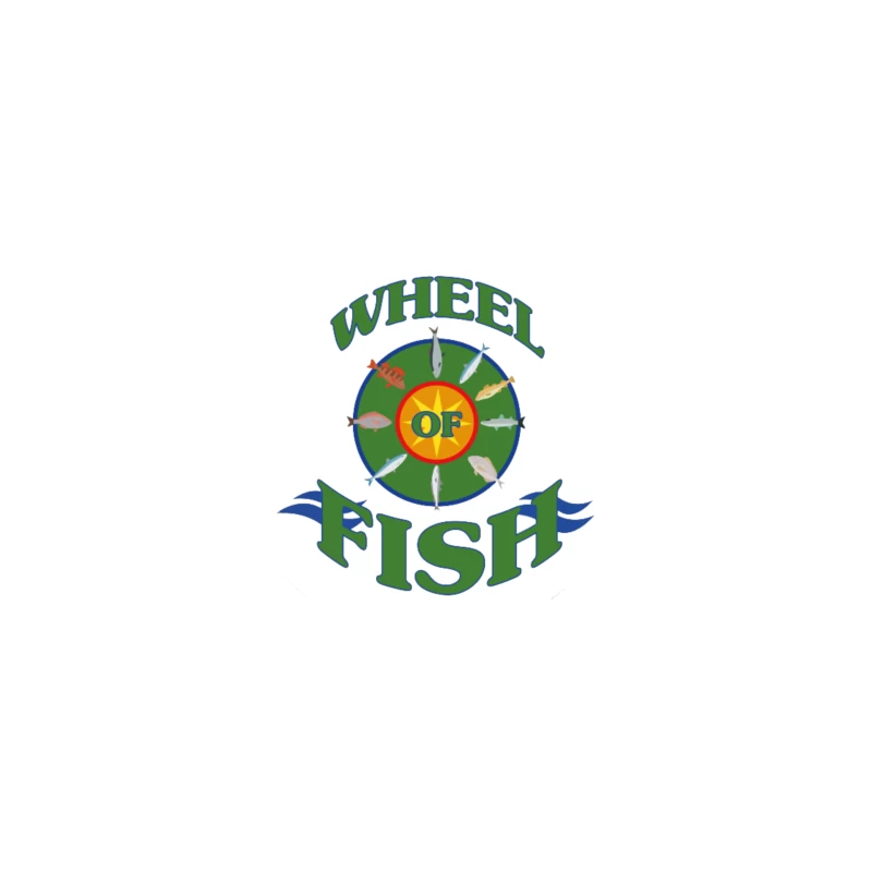 Wheel of Fish Desk Mat