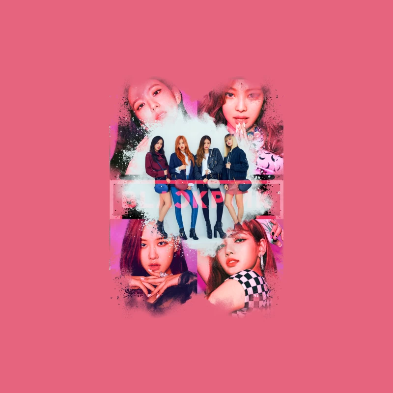 Vibrant K-pop Girl Group Fashion and Performance Showcase iPhone Case