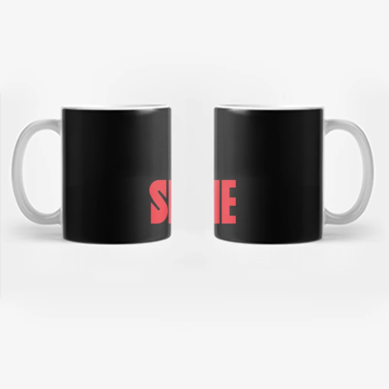 Red Tiger Sports Logo with SAME Text Coffee Mug