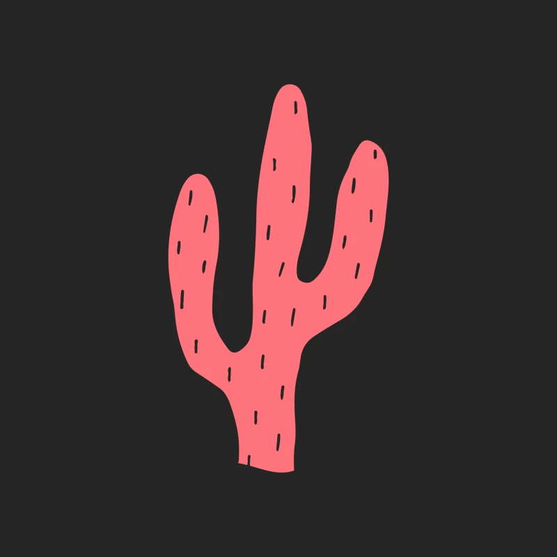 Illustration de cactus rose Homme Sweat-shirt à enfiler