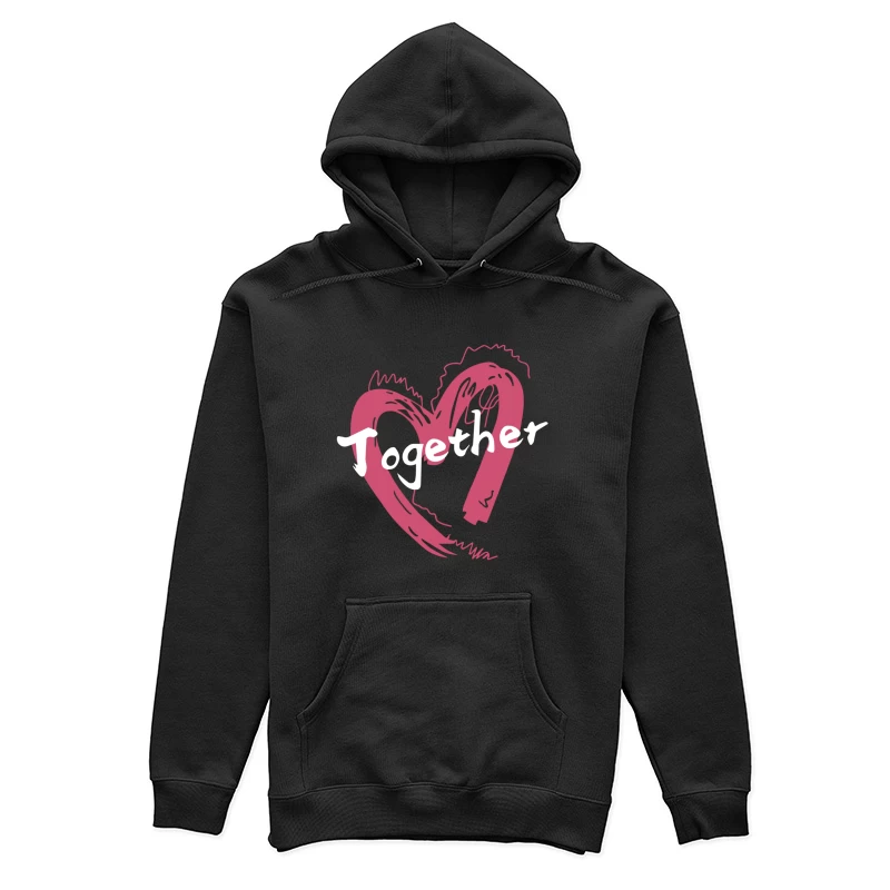 Gemeinsam in Herz und Schrift Damen Pullover Hoodie