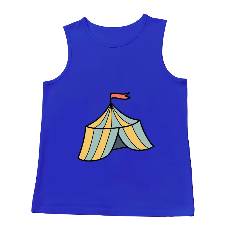 Chapiteau de cirque coloré Homme Débardeur