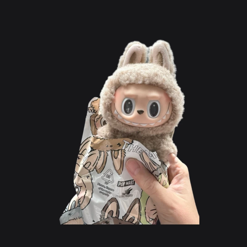 Niedliche Figur in Hasenkostüm Herren Pullover Hoodie