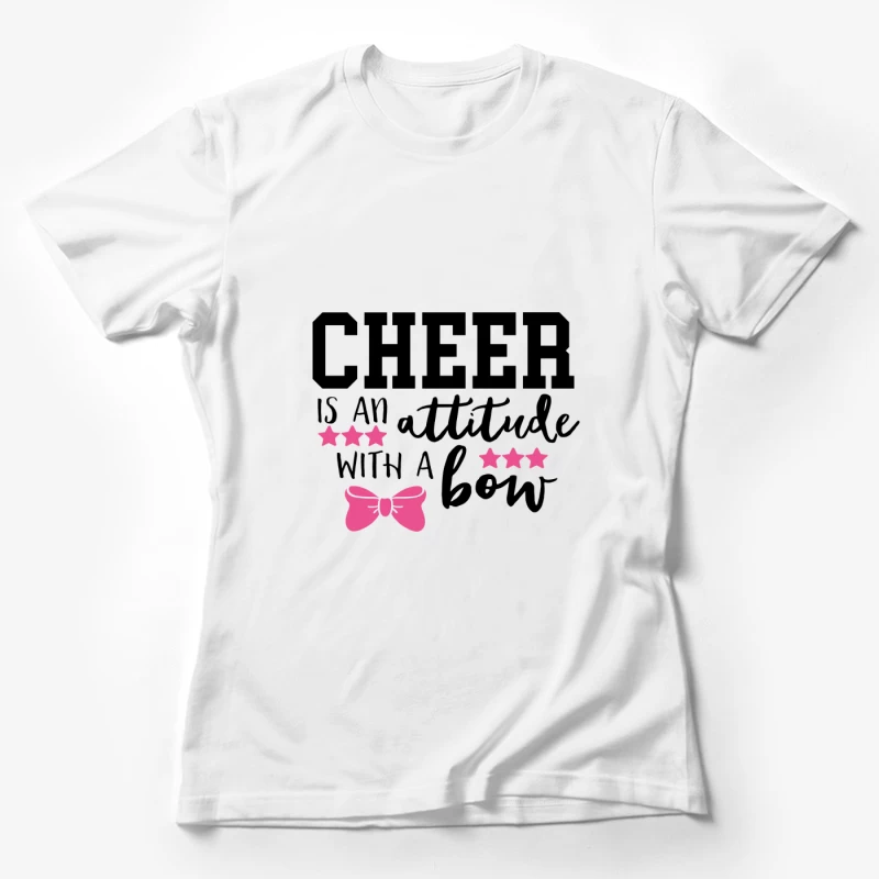 Chat mignon avec un nœud et des étoiles Femme T-Shirt