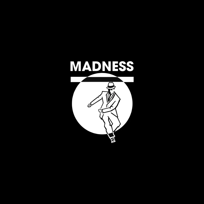 Ska Dance Madness Silhouette Logo Travel Mug