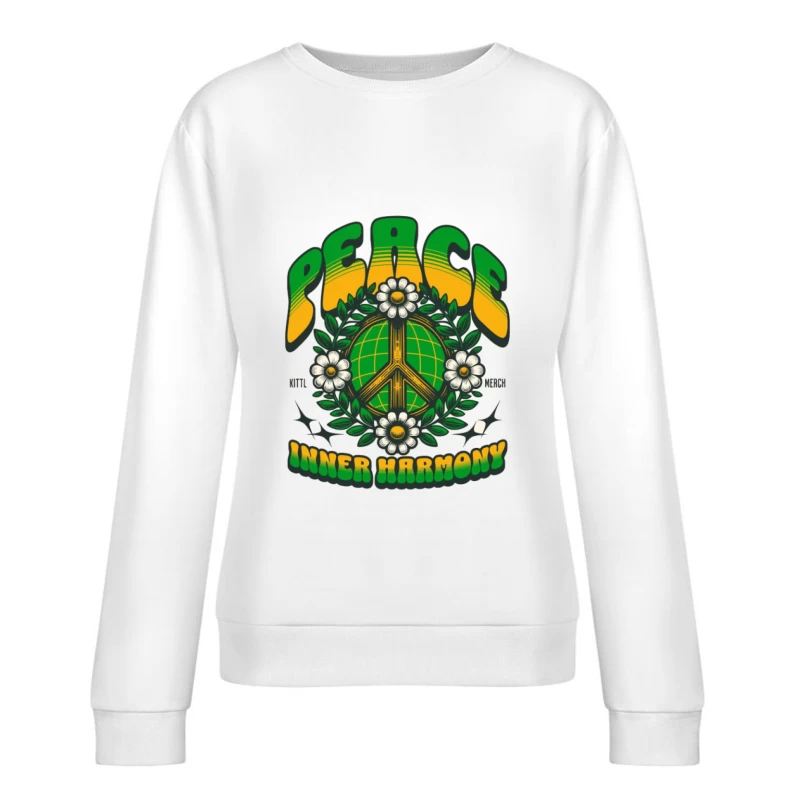 Design Paix et Harmonie Intérieure Femme Sweat-shirt à enfiler