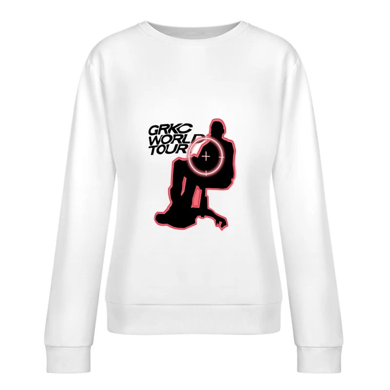 GRKC Welt Tour Silhouette Design Damen Pullover Sweatshirt