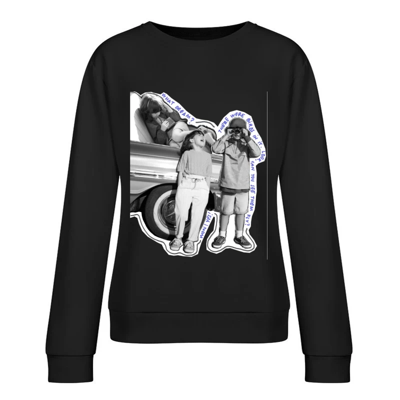 Kinderträume unter dem Himmel Damen Pullover Sweatshirt