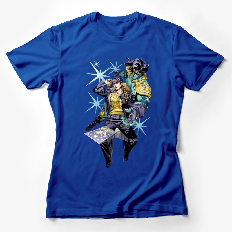 Anime-Charakter mit Stand Damen T-Shirt