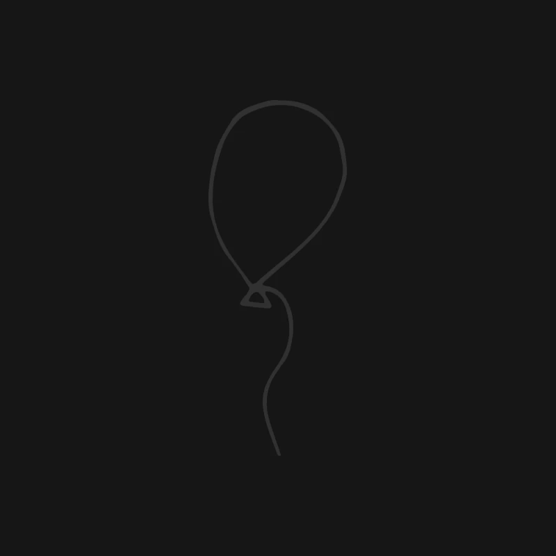 Dessin de Ballon Minimaliste Femme T-Shirt