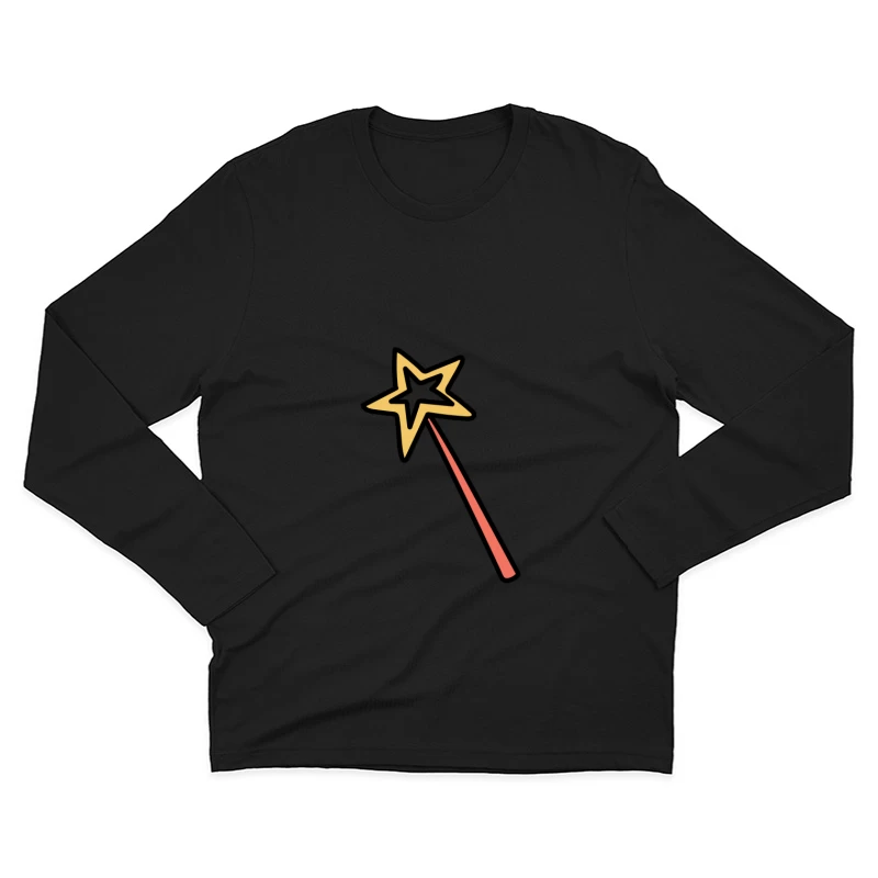Baguette magique étoilée Homme Manches Longues T-Shirt