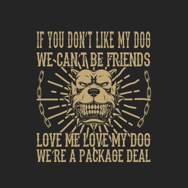 Amitié Conditionnée par l'Amour du Chien Homme Sweat-shirt à enfiler