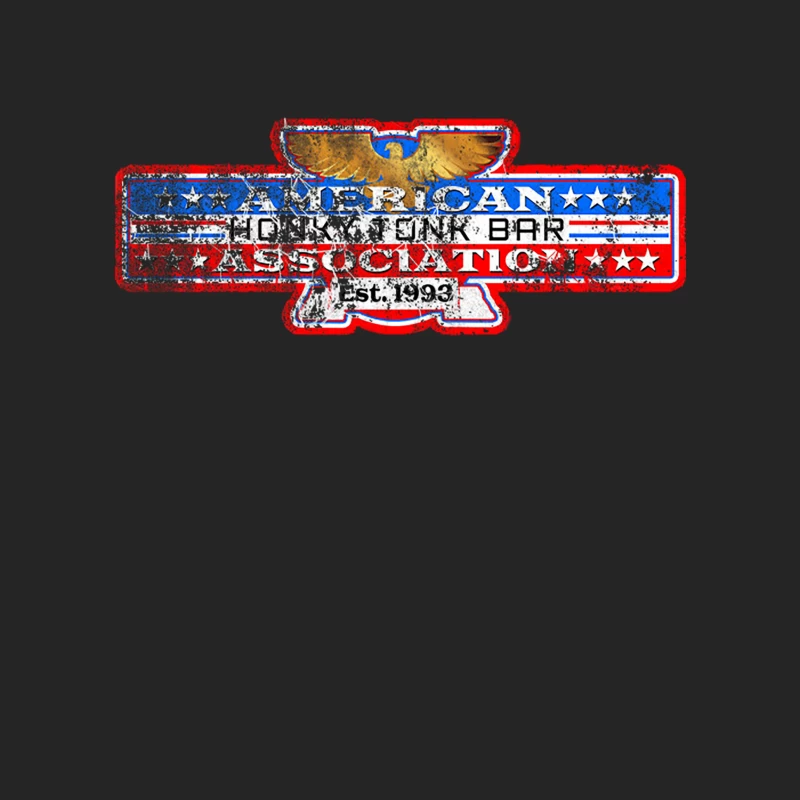 The American Honky Tonk Bar Association, distressed Female Pullover Sweatshirt