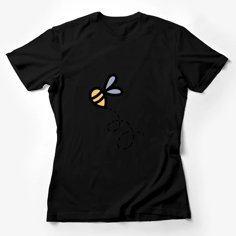 Abeille mignonne avec sentier Femme T-Shirt