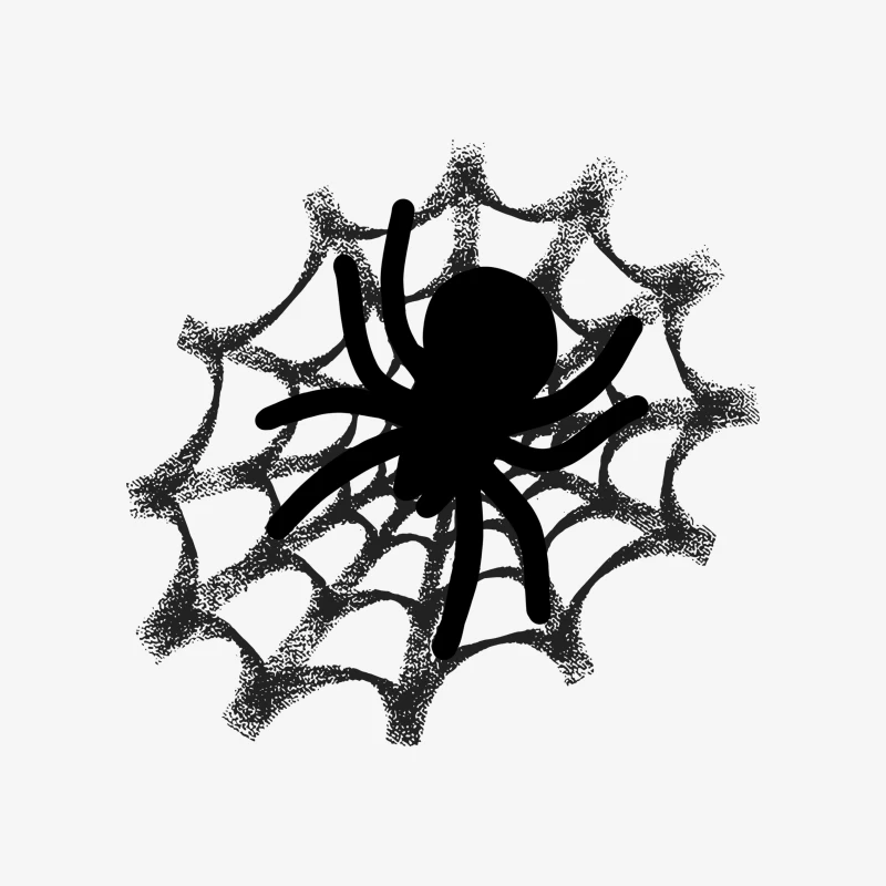 Spinne im Netz Design Damen Pullover Sweatshirt