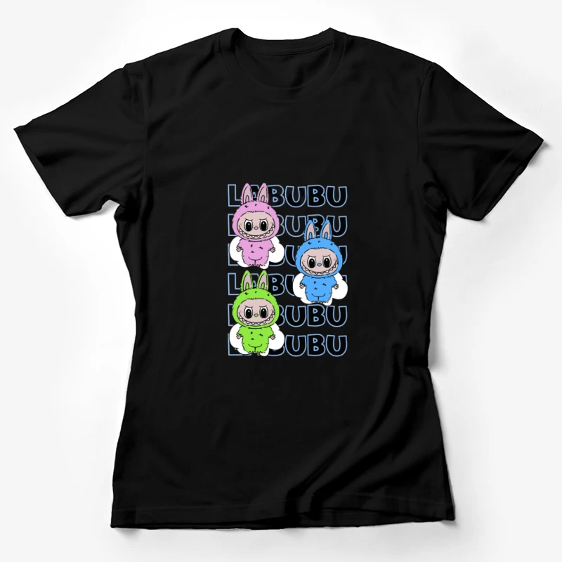 Sourires colorés des personnages LiBubu Femme T-Shirt