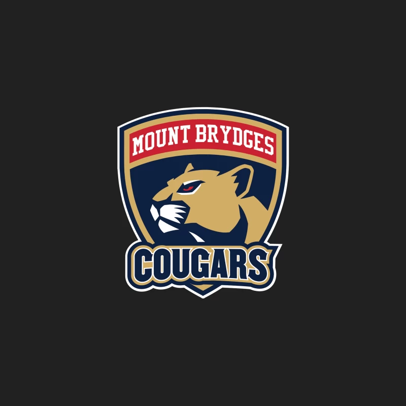 Mount Brydges Cougars Team Sports Logo Bucket Hat